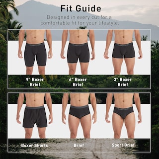 Foto 5 | Foto 5 | Boxer Exofficio Give-n-go 2.0 Para Hombre Negro Xl (paquete De 2) - Venta Internacional.