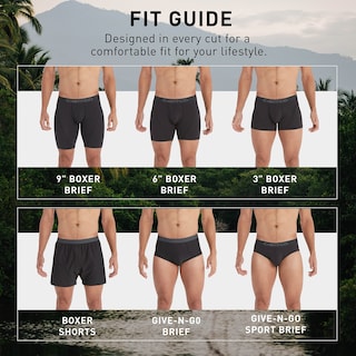 Foto 6 | Foto 6 | Calzoncillos Bóxer Exofficio Give-n-go Sport 2.0 Para Hombre M - Venta Internacional.