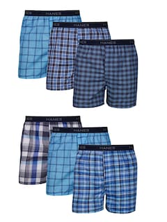Foto 1 | Foto 1 | Boxer Hanes Sin Etiqueta Para Hombre  Paquete De 6 Colores Surtidos  Talla L - Venta Internacional.