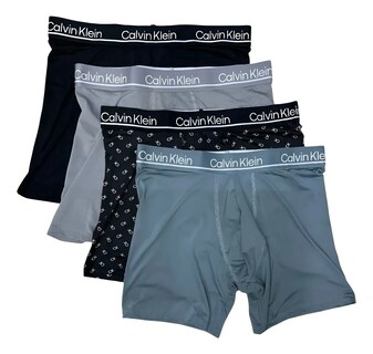 Foto 1 | Foto 1 | Boxers Brief Calvin Klein 4 Pack Microfibra Comodo 9687 - Original