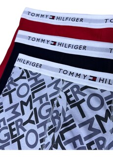 Foto 2 | Foto 2 | Boxer Corto Tommy Hilfiger Paquete De 3 Algodon Suave Para Hombre