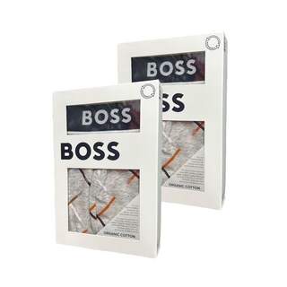 Foto 2 | Foto 2 | Boxer Trunk Hugo Boss Algodón Suave 2 Pack Color Gris 24 Print Para Hombre