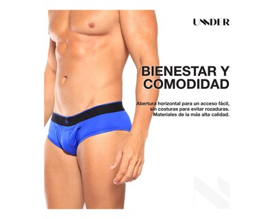 Foto 7 | Foto 7 | Calzon Brief Modern Unnder Ropa Interior Para Hombre 1 Pieza Color Rosa Chicle