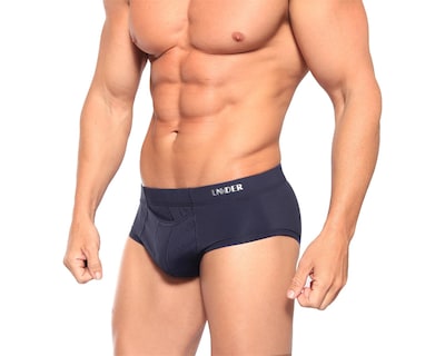 Foto 1 | Foto 1 | Calzón Brief Sport Unnder Ropa Interior Para Hombre 1 Pieza Color Azul Marino