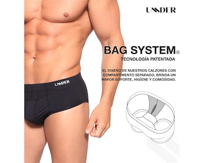 Foto 5 | Foto 5 | Calzón Brief Sport Unnder Ropa Interior Para Hombre 1 Pieza Color Morado