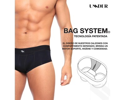 Foto 6 | Foto 6 | Calzón Brief Classic Unnder Ropa Interior Para Hombre 1 Pz Color Gris Oscuro