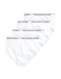 Foto 1 | Foto 1 | Calzoncillos Polo Ralph Lauren Classic Fit De Algodón, Paquete De 4 Unidades, Blanco/azul Marino - Venta Internacional.