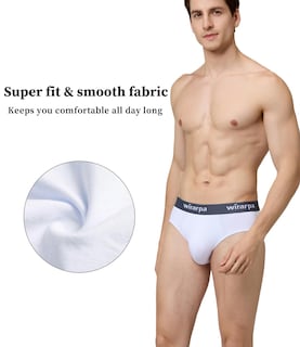 Foto 3 | Foto 3 | Calzoncillos Wirarpa Modal No Fly Para Hombre, Paquete De 4, Color Blanco - Venta Internacional.