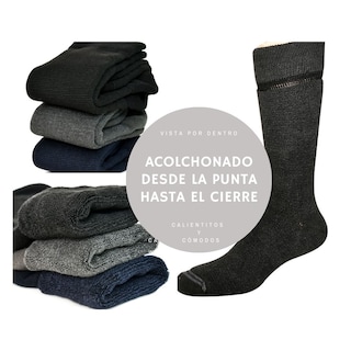 Foto 2 | Foto 2 | Calcetín Térmico Specialized Socks Multicolor de Algodón 3 Pares para Hombre