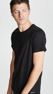 Foto 6 | Foto 6 | Camisetas Calvin Klein Negras para Hombre 3 Piezas - Venta Internacional