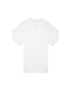 Foto 1 | Foto 1 | Camiseta Calvin Klein de Algodón Clásica Corte Ajustado Cuello en V para Hombre - Venta Internacional