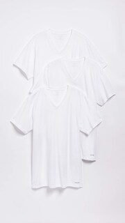 Foto 4 | Foto 4 | Camiseta Calvin Klein Cotton Classics Blanca para Hombre - Venta Internacional