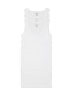Foto 1 | Foto 1 | Camisetas sin Mangas Calvin Klein Blancas 3 Piezas para Hombre - Venta Internacional