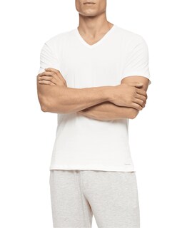 Foto 2 | Foto 2 | Camiseta Interior Calvin Klein Cotton Classic Slim Blanco 5 Piezas - Venta Internacional
