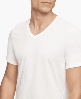 Foto 4 | Foto 4 | Camiseta Interior Calvin Klein Cotton Classic Slim Blanco 5 Piezas - Venta Internacional