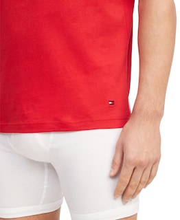 Foto 4 | Foto 4 | Camisetas Tommy Hilfiger De Algodón Clásicas Para Hombre, Paquete De 3 - Venta Internacional.