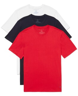 Foto 1 | Foto 1 | Camisetas Tommy Hilfiger De Algodón Clásicas Para Hombre, Paquete De 3 - Venta Internacional.