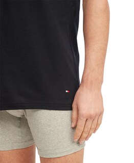 Foto 4 | Foto 4 | Camisetas Tommy Hilfiger De Algodón Clásico Con Cuello En V Para Hombre, X3 - Venta Internacional.