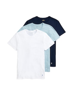 Foto 1 | Foto 1 | Camiseta Polo Ralph Lauren Classic Fit De Algodón, Paquete De 3 Unidades, Para Hombre - Venta Internacional.