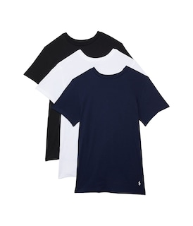 Foto 1 | Foto 1 | Camiseta Interior Polo Ralph Lauren Slim Fit Con Efecto Absorbente, Paquete De 3 Unidades Lg - Venta Internacional.