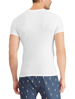 Foto 3 | Foto 3 | Camiseta Polo Ralph Lauren, Ropa Interior, Paquete De 3, Corte Ajustado, Talla S - Venta Internacional.
