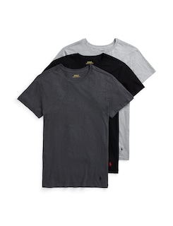 Foto 1 | Foto 1 | Camisetas Polo Ralph Lauren, Ajustadas Y Con Cuello Redondo, Para Hombre, Paquete De 3 - Venta Internacional.