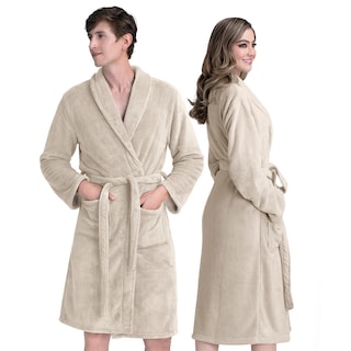 Foto 1 | Foto 1 | Bata De Baño Unisex Unitalla Real Textil Beige Absorbente