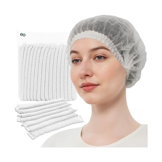 Foto 1 | Foto 1 | 200 Piezas Gorra Plisada Gorra Plisada Desechable Eo Safe Imports Esi-19404 Blanco