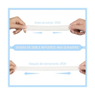 Foto 3 | Foto 3 | 200 Piezas Gorra Plisada Gorra Plisada Desechable Eo Safe Imports Esi-19404 Blanco