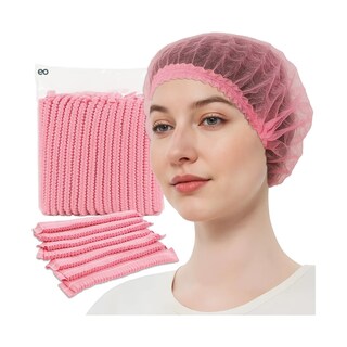 Foto 1 | Foto 1 | 200 Piezas Gorra Plisada Gorra Plisada Desechable Eo Safe Imports Esi-19407 Rosa