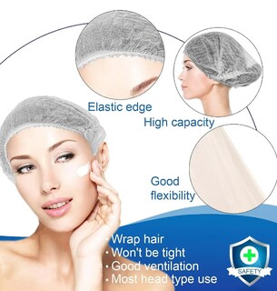 Foto 2 | Foto 2 | Xtellar Gorro De Protección Plisado Desechable Extra Cómodo - Paquete De 200 Unidades