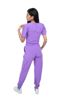 Foto 5 | Foto 5 | Pijama Quirúrgica de Mujer Stretch Antifluido Scrub Eliz Lila