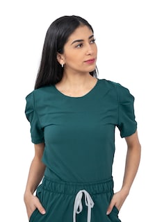 Foto 2 | Foto 2 | Pijama Quirúrgica Antifluido Scrub Verde para Mujer