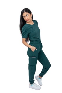 Foto 3 | Foto 3 | Pijama Quirúrgica Antifluido Scrub Verde para Mujer