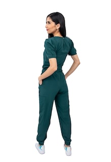 Foto 5 | Foto 5 | Pijama Quirúrgica Antifluido Scrub Verde para Mujer