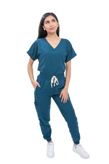 Foto 1 | Foto 1 | Pijama Quirúrgica Jogger Azul para Mujer