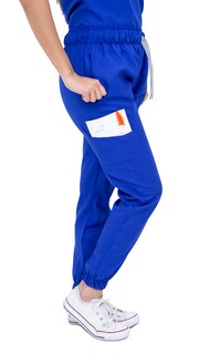 Foto 4 | Foto 4 | Pijama Quirúrgica Jogger Antifluidos Azul para Dama