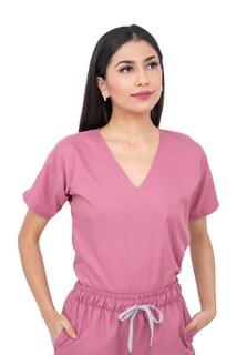 Foto 2 | Foto 2 | Pijama Quirúrgica Jogger Antifluidos Dama Mvsb Kolorum Palo De Rosa