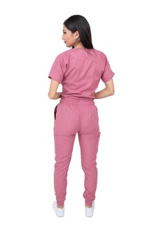 Foto 5 | Foto 5 | Pijama Quirúrgica Jogger Antifluidos Dama Mvsb Kolorum Palo De Rosa
