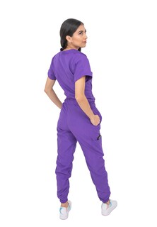 Foto 5 | Foto 5 | Uniforme Quirúrgico Repelente Morado para Mujer