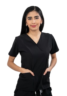 Foto 2 | Foto 2 | Pijama Quirúrgica Antifluido Negra para Mujer