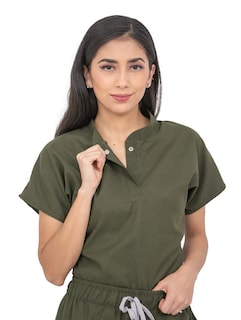 Foto 2 | Foto 2 | Pijama Quirúrgica Antifluido Verde Militar para Mujer