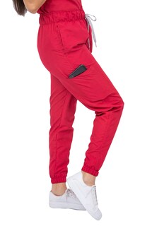 Foto 4 | Foto 4 | Pijama Quirúrgica Roja para Mujer