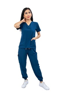 Foto 1 | Foto 1 | Uniforme Quirúrgico Jogger Stretch Gretel Kolorum Petróleo