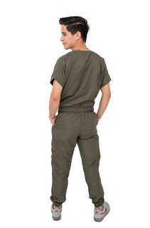 Foto 5 | Foto 5 | Pijama Quirúrgica Jogger Antifluido Hombre Kolorum Militar