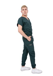 Foto 3 | Foto 3 | Uniforme Quirúrgico Jogger Kolorum Verde para Hombre