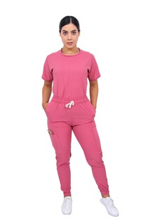 Foto 1 | Foto 1 | Uniforme Quirúrgico Stretch Rosa para Mujer