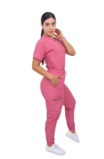 Foto 3 | Foto 3 | Uniforme Quirúrgico Stretch Rosa para Mujer