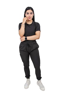 Foto 1 | Foto 1 | Uniforme Quirúrgico Stretch Negro para Mujer