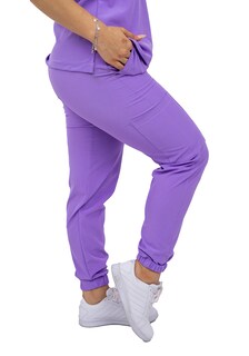 Foto 4 | Foto 4 | Pijama Quirúrgica Antifluido Lila para Mujer